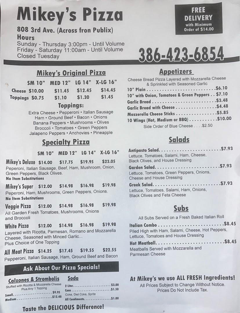 Mikey's Pizza